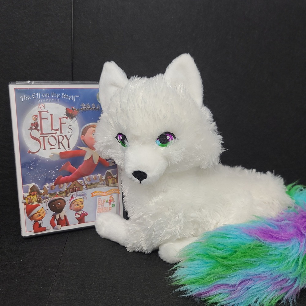 Elf‎ on the Shelf Noorah Arctic Fox Plush & An Elf's Story DVD Set White Good